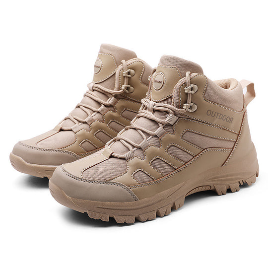 Damen Stabile und wetterfeste Wanderschuhe mit hohem Schaft EB