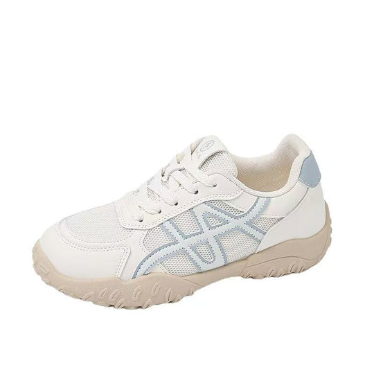 Damen sportive Sneaker mit atmungsaktivem Obermaterial EB