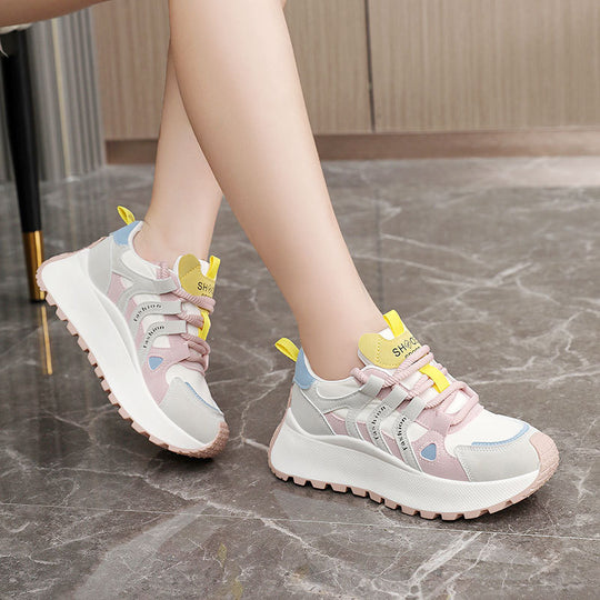 Damen Sportliche Lauf-Sneaker mit dämpfender Sohle und atmungsaktivem Obermaterial EB