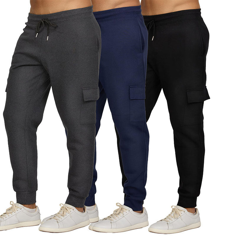 Damen nan schmal geschnittene Cargo-Jogginghose mit ergonomischen Nähten elastischem Komfortbund und aufgesetzter Klappentasche EB