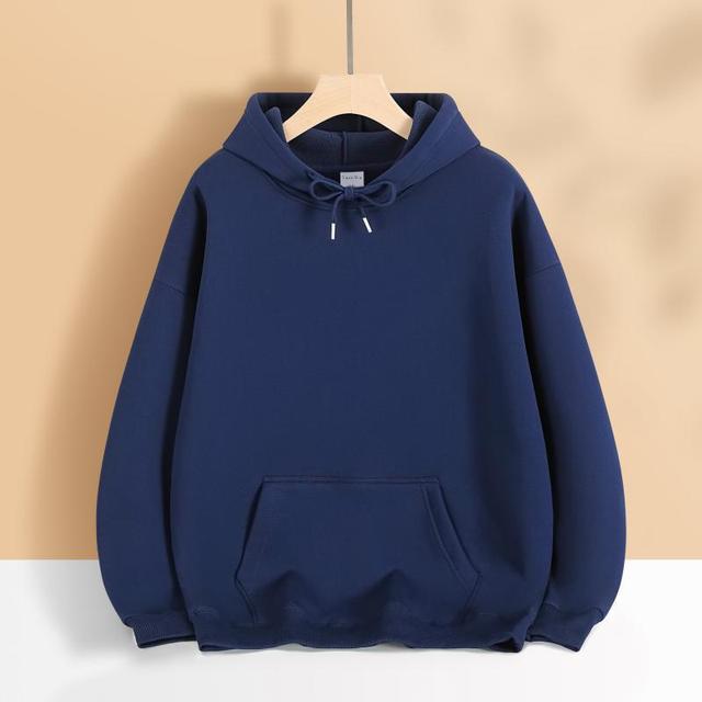 Damen nan oversized Kapuzenpulloverkleid mit Kängurutasche, verlängerter Silhouette und weichem French-Terry EB