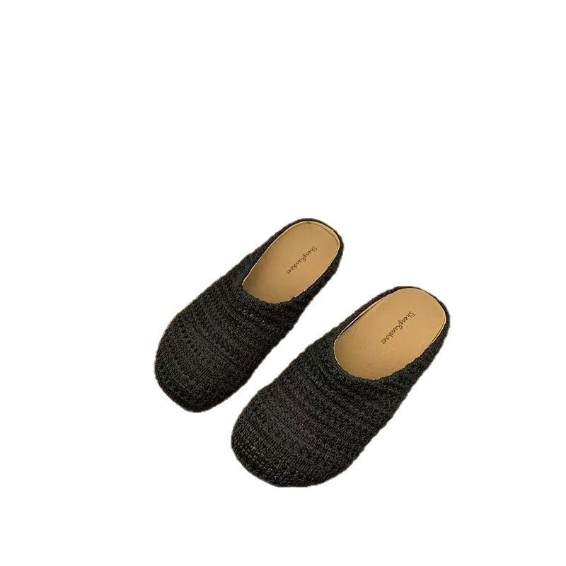 Damen Bequeme Strickschlappen EB