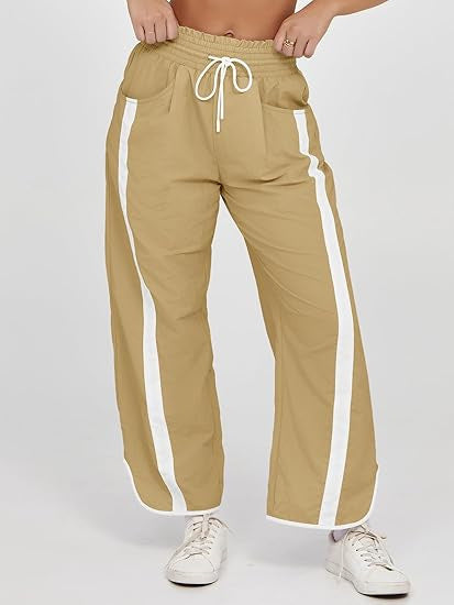 Damen lässige Freizeithose mit Seiteneinsätzen EB