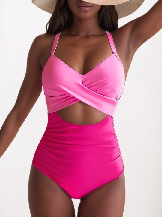 Damen Cut-Out Badeanzug EB