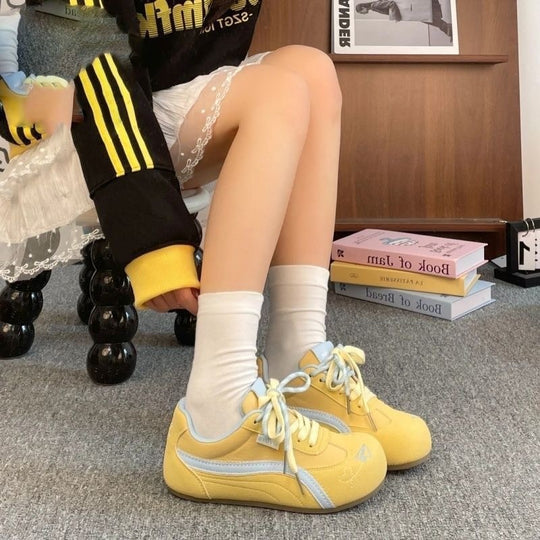 Damen Sportliche Sneakers mit atmungsaktivem Obermaterial und komfortabler Dämpfung EB