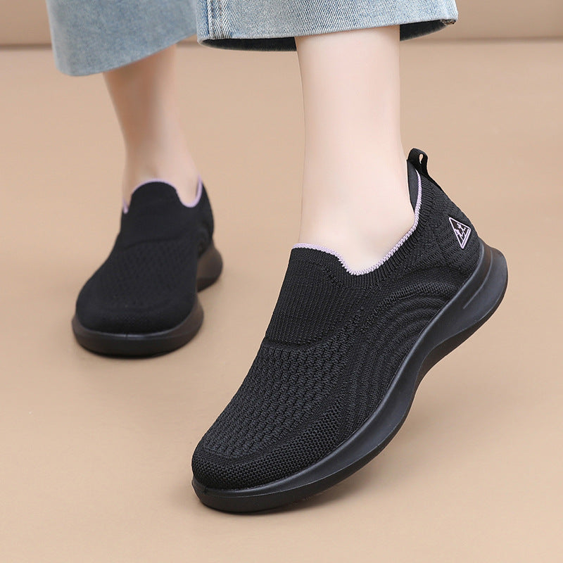 Damen Atmungsaktive Slip-On Sport-Sneaker EB