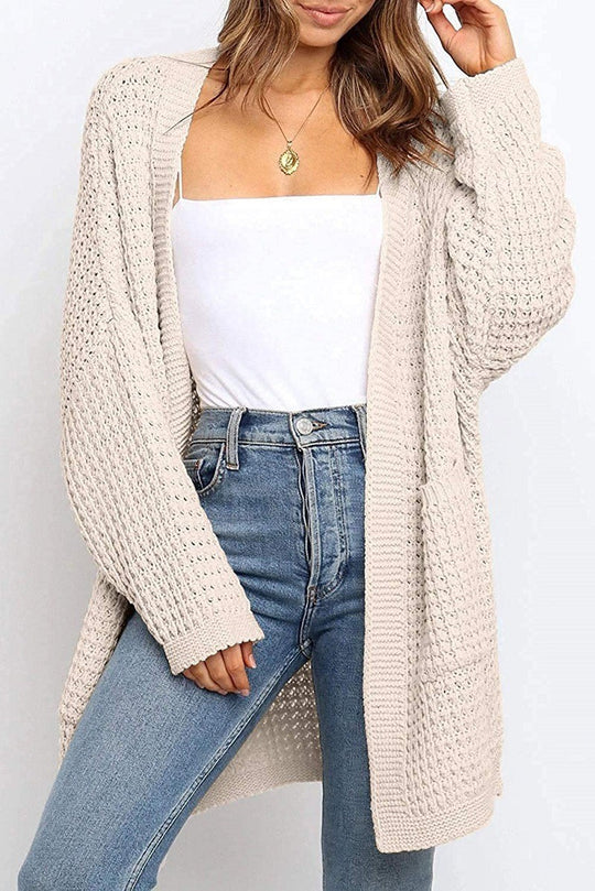 Damen lässiger Strickcardigan EB