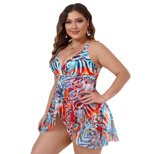 Damen stilvolles Bade-Kleid EB