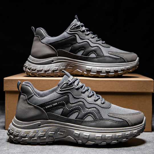 Herren Sportliche Trail-Laufschuhe mit stoßdämpfender Sohle und rutschfester Gummiunterlage EB