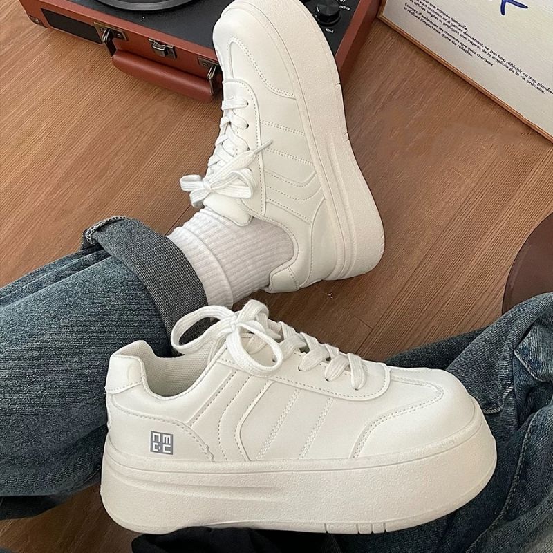 Damen lässige Sneakers mit rutschfester Sohle und gepolstertem Innenfutter EB