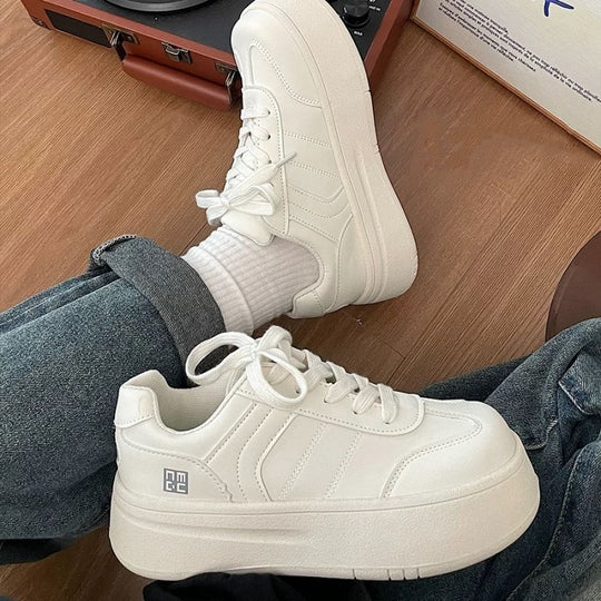 Damen lässige Sneakers mit rutschfester Sohle und gepolstertem Innenfutter EB