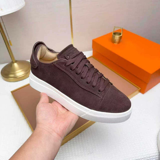 Damen hochwertige Wildleder Sneakers EB