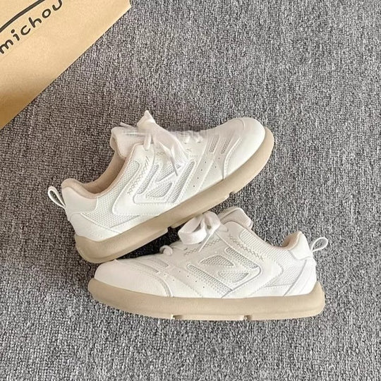 Damen Sportliche Sneakers mit atmungsaktivem Obermaterial und dämpfendem Sohlenprofil EB