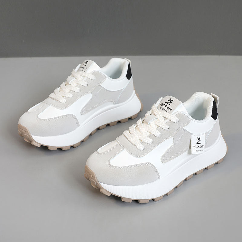 Damen Sportliche Chunky Sneakers mit dämpfender Laufsohle und strapazierfähigem Obermaterial EB