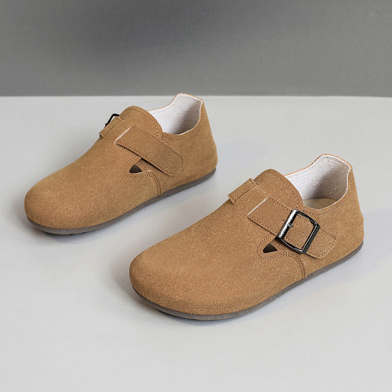 Damen Bequeme Slipper mit verstellbarem Riemen und modischem Design EB
