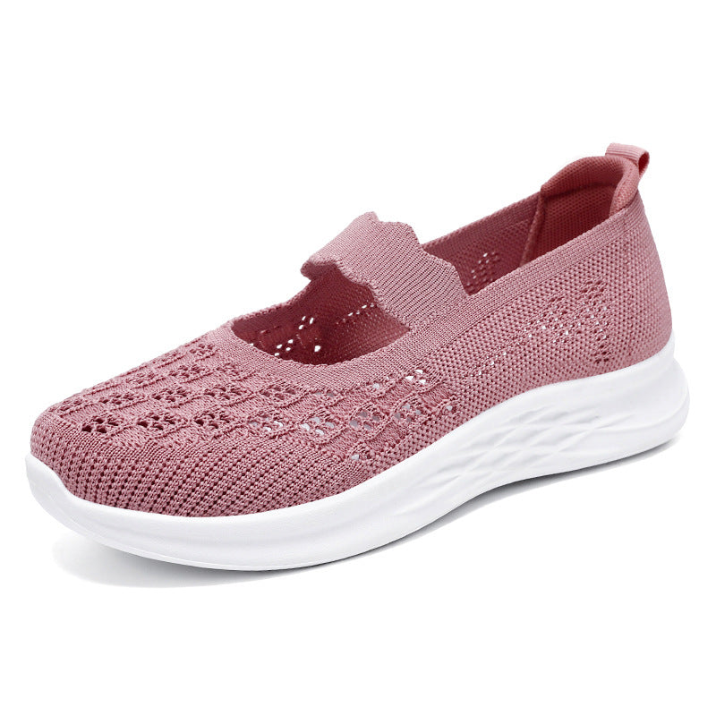 Damen Bequeme und atmungsaktive Slip-On Freizeitschuhe EB