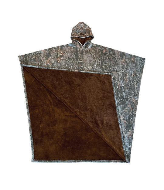 Unisex nan Kapuzen-Poncho Kuscheldecke mit weichem Futter und großzügigem Oversize-Schnitt EB