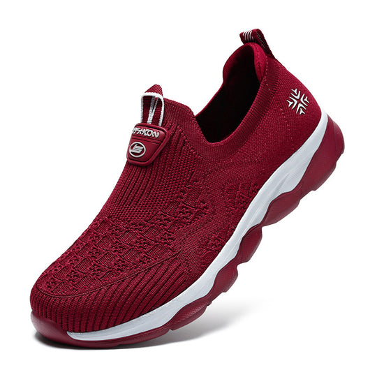 Damen Atmungsaktive Slip-On Sneakers mit flexibler Zwischensohle EB