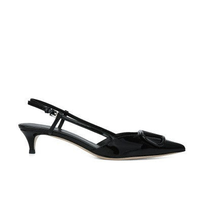 Damen Elegante Slingback Pumps mit feinem Absatz EB