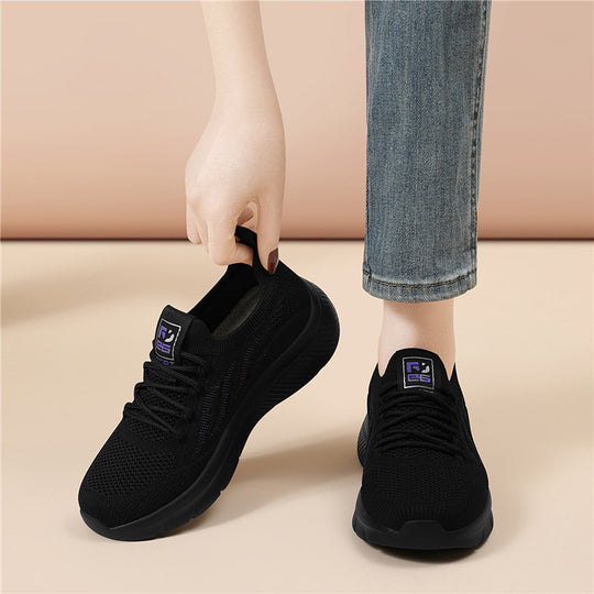 Damen Atmungsaktive Freizeitsneaker mit dämpfender Sohle EB