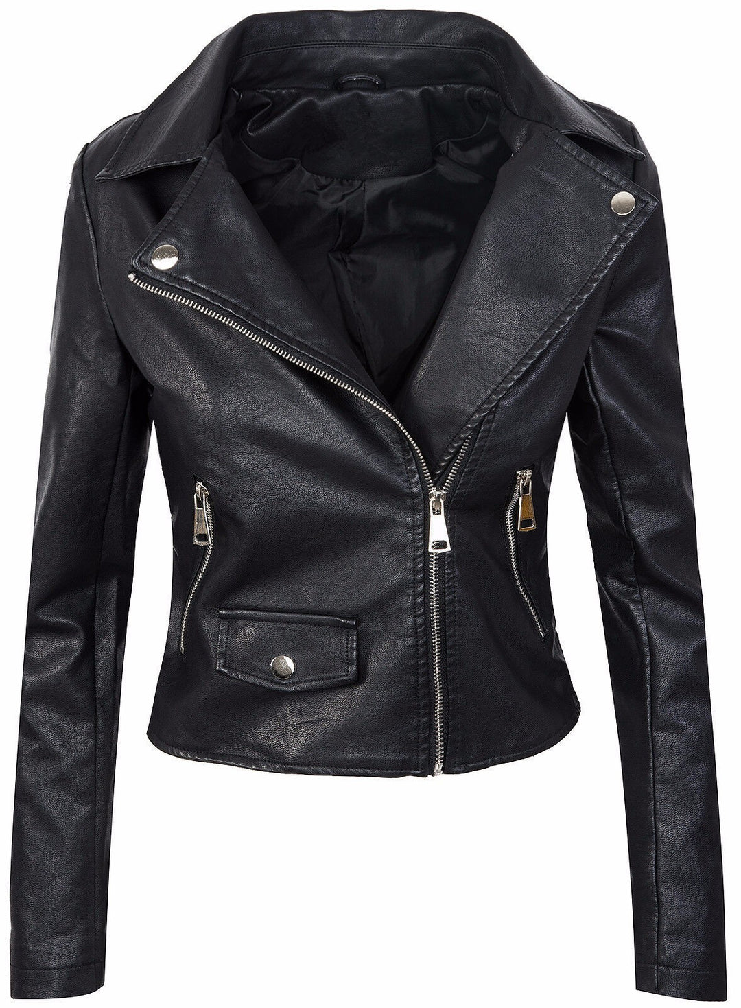 Damen stylische Bikerjacke aus hochwertigem EB