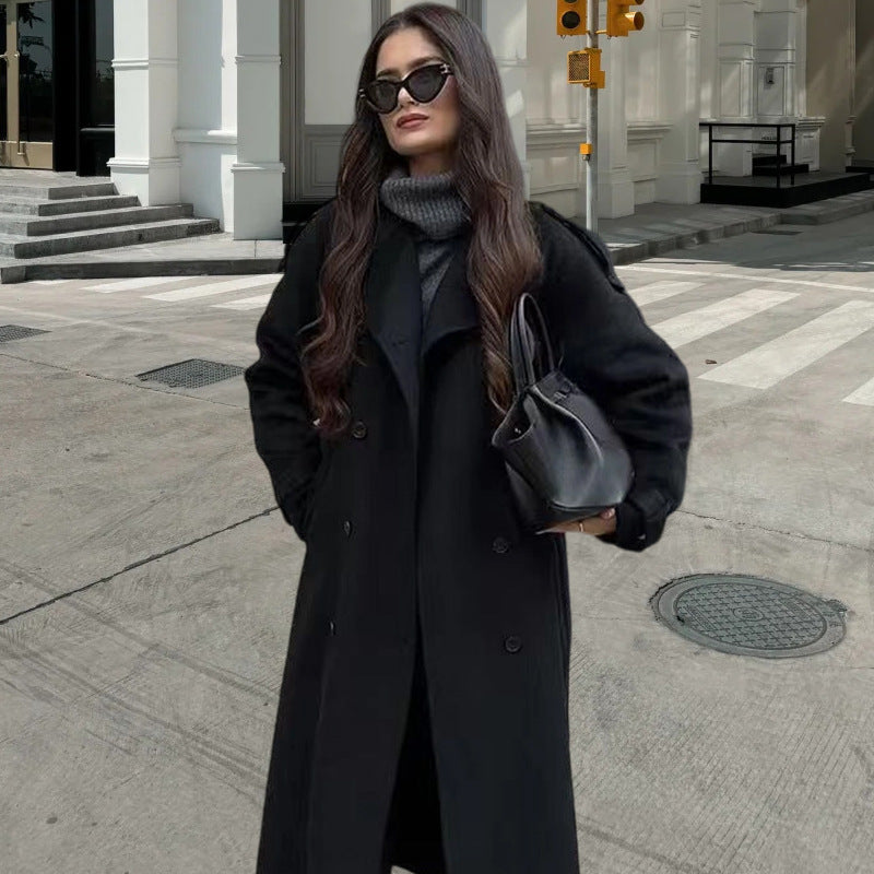 Damen eleganter Trenchcoat EB