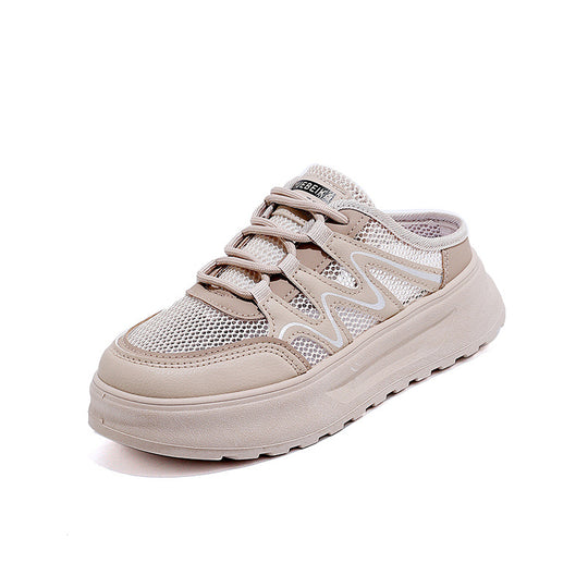 Damen modische Sneakers mit atmungsaktiver Netzoberfläche und dämpfendem Komfort EB