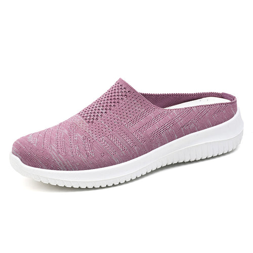 Damen Atmungsaktive Slip-On Freizeitschuhe mit flexiblem Obermaterial EB