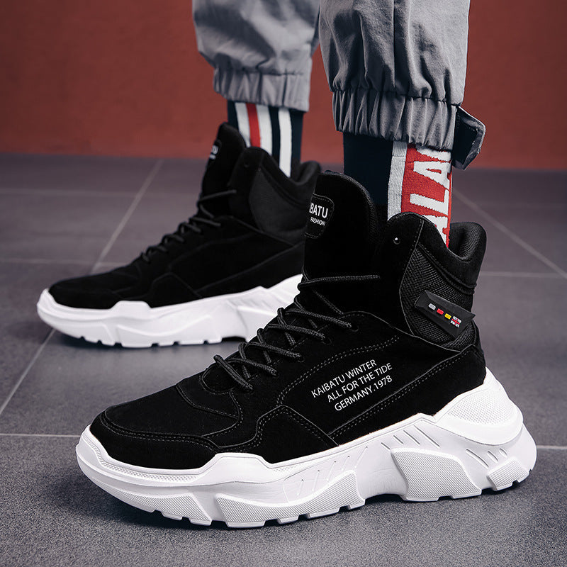 Damen High-Top Sneaker mit funktionalem Design EB