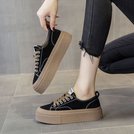 Damen Plattform Sneakers EB
