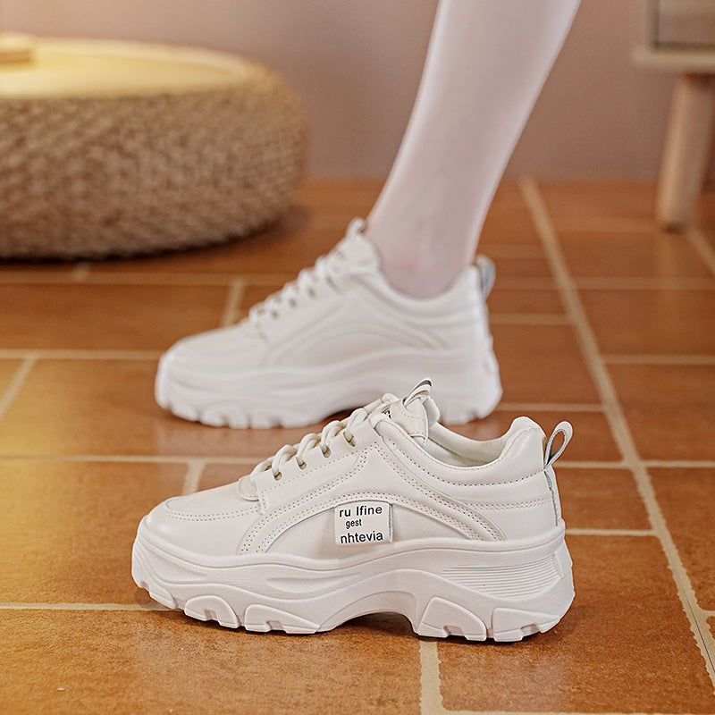 Damen Chunky Sneakers mit rutschfester Profilsohle und atmungsaktivem Obermaterial EB
