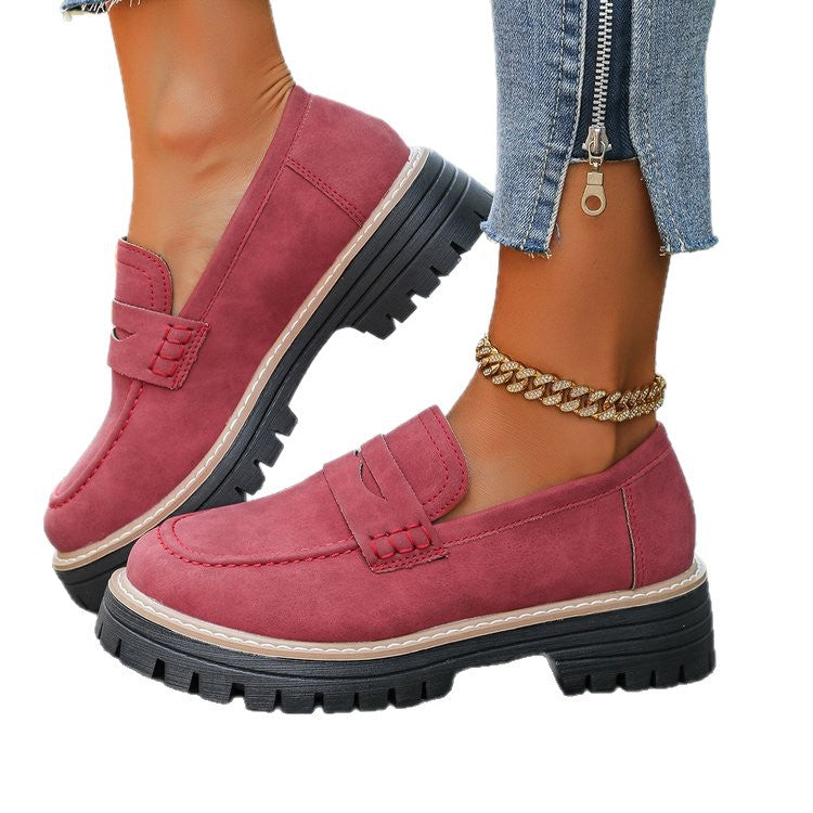 Damen Slipper im eleganten Mokassin-Stil mit rutschfester Profilsohle EB