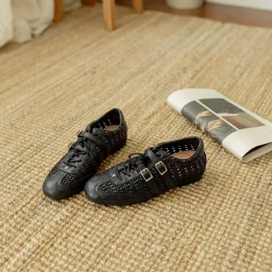 Damen Sneaker mit atmungsaktivem Obermaterial und innovativem Riemchensystem EB