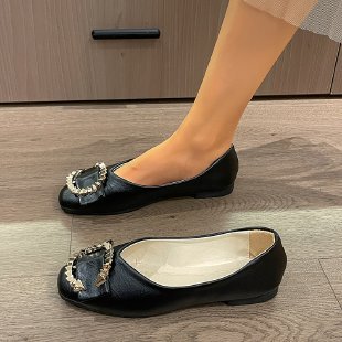 Damen Ballerinas mit extravaganten Schmuckdetails EB
