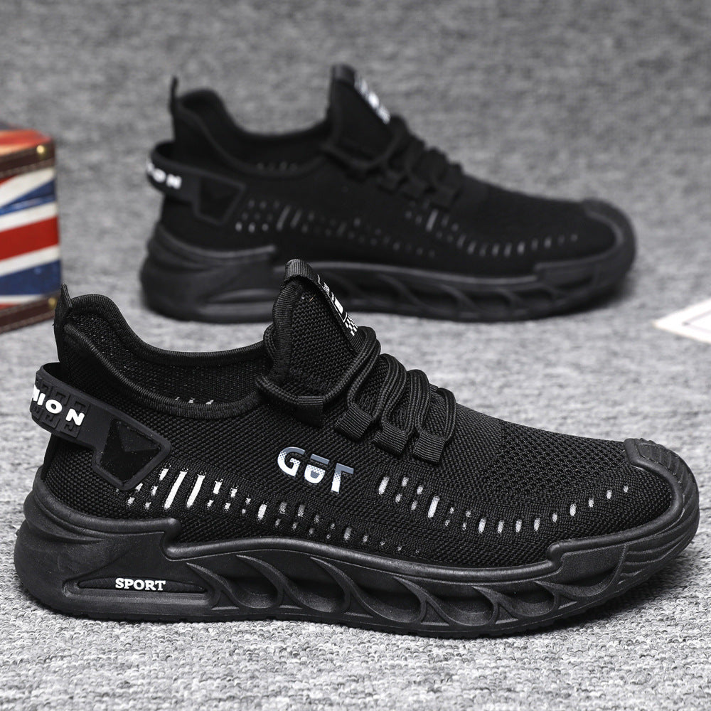 Damen Sportliche Comfort-Sneaker mit atmungsaktiver Mesh-Konstruktion und rutschfester Sohle EB