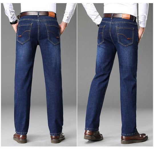 Herren klassische Jeans im lässigen Business-Stil mit besonders bequemer Passform EB