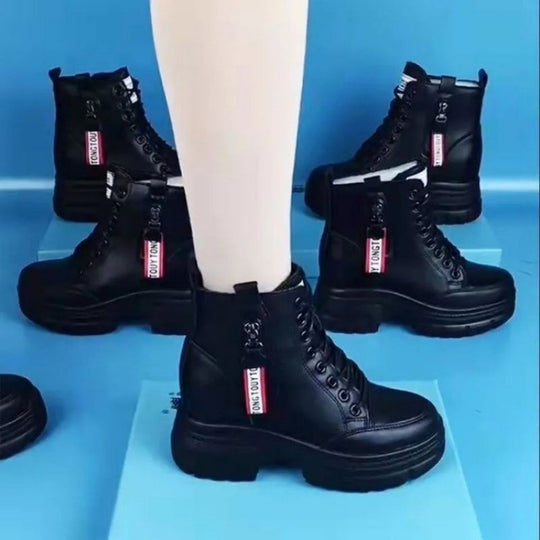 Damen Modische und bequeme High-Top Stiefel EB