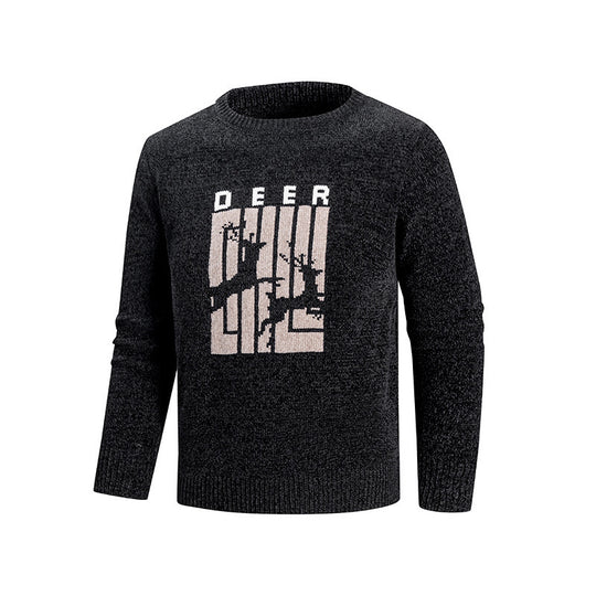Herren Pullover mit einzigartigem Tiermotiv und hohem Tragekomfort EB