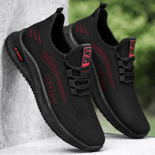 Damen Sportliche Sneakers mit atmungsaktivem Obermaterial und flexibler Sohle EB