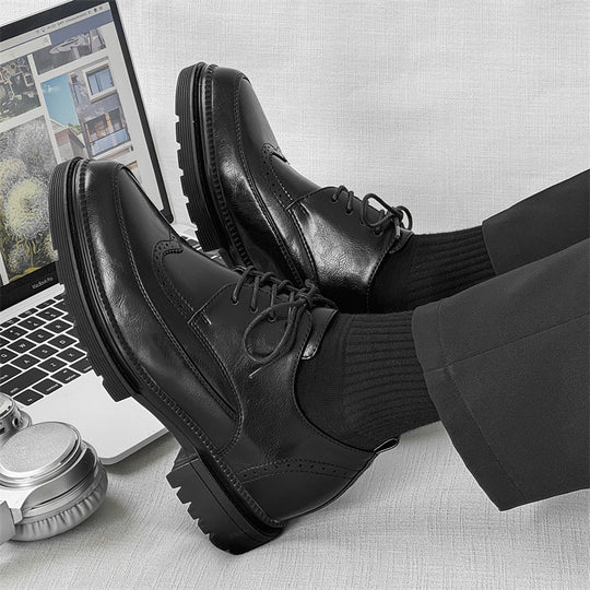 Damen Klassische Schnürschuhe mit rutschfester Sohle und komfortabler Innensohle EB