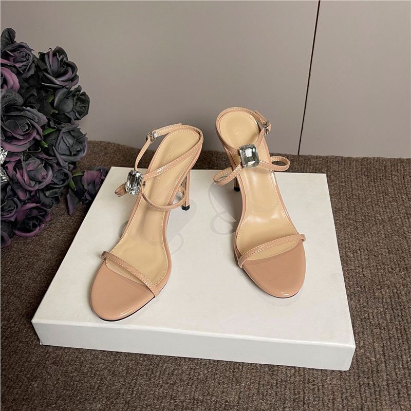 Damen elegante Sandaletten mit glitzernden Akzenten EB