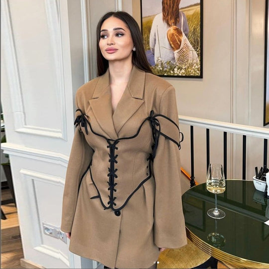 Damen Modischer Couture-Blazer EB