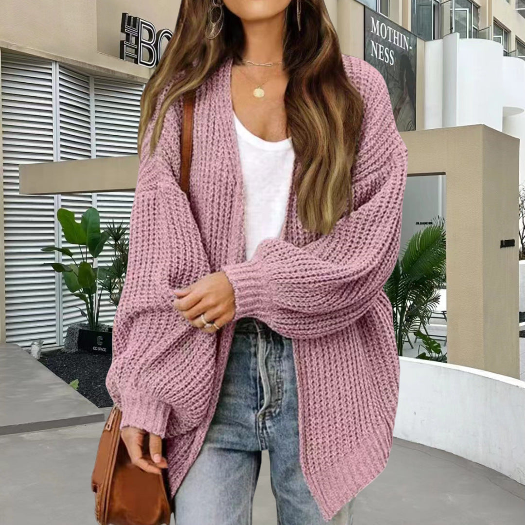 Damen Kuschelige Strickjacke EB
