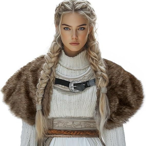 Damen hochwertige Winterjacke mit Pelzkragen EB