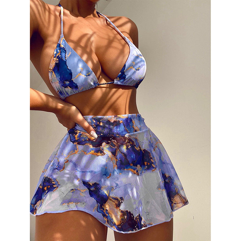 Damen Bikiniset mit elegantem Flared-Rock EB