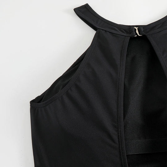 Damen Einteiler Badeanzug mit stylischem Cut-Out-Design EB