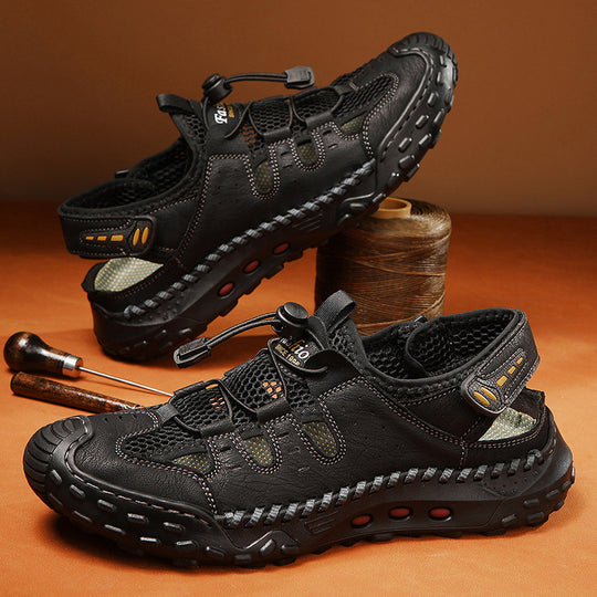 Herren Atmungsaktive Outdoor-Sneaker mit flexiblem Schnellverschluss EB