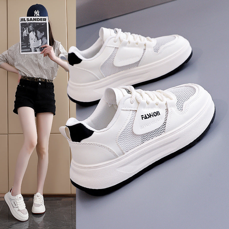 Damen Sportliche Sneakers mit atmungsaktiver Netzstruktur und federleichter Sohle EB