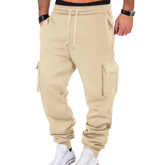 Herren Cargo-Jogginghosen mit praktischem Kordelzug und seitlichen Taschen EB