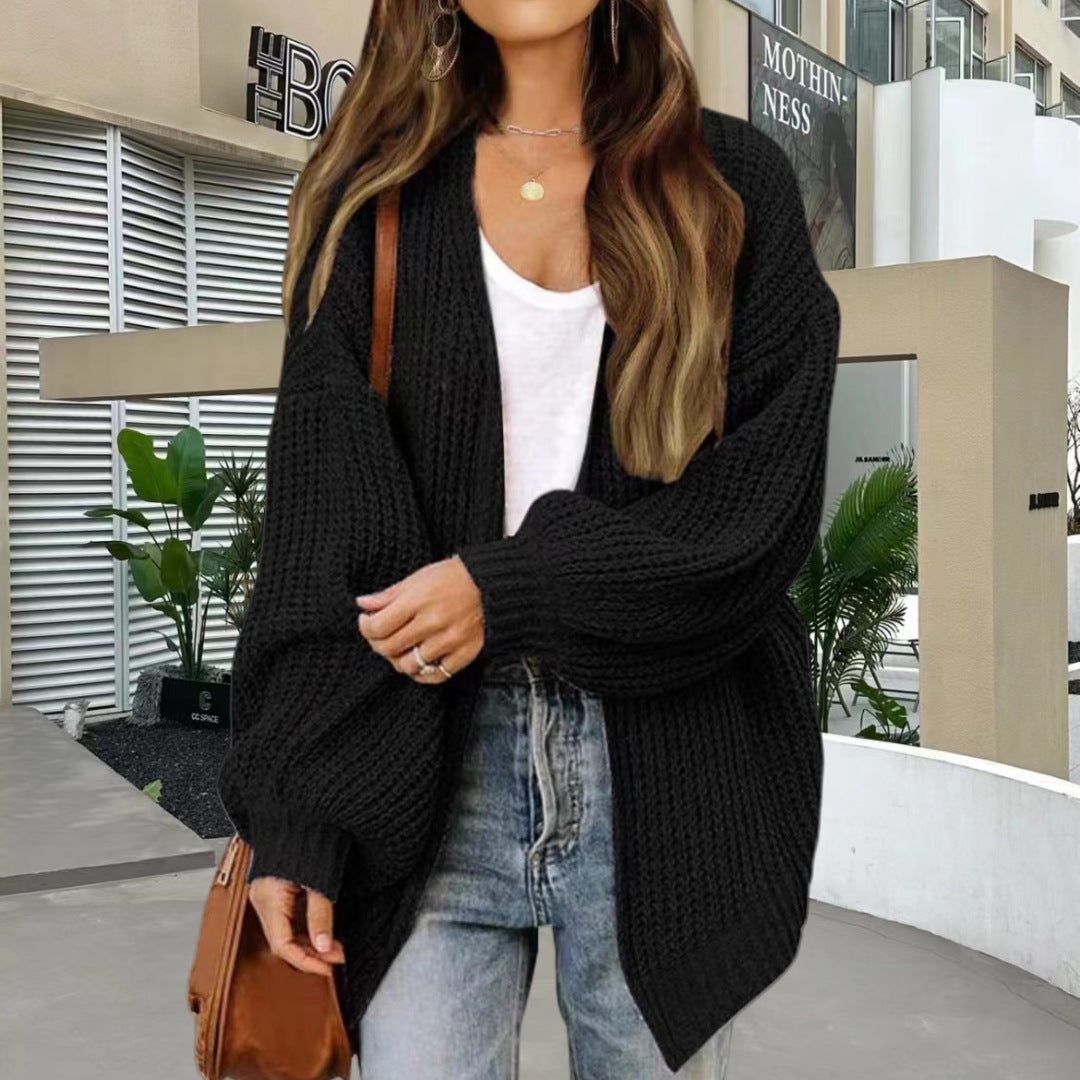 Damen Kuschelige Strickjacke EB